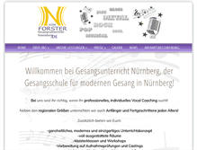 Tablet Screenshot of gesangsunterricht-nuernberg.de